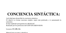 Conciencia Sintáctica