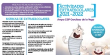 Actividades Extraescolares 20020/21