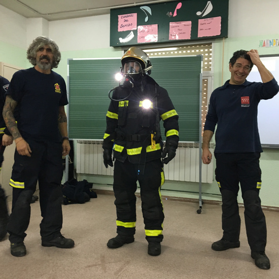 Visita de los bomberos 1