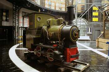 Locomotora “Upina” de 1890, Museo de la Minería y de