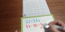 Restas con tabla del 100