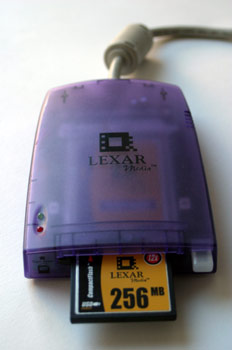 Lector de memoria compactflash