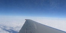 Paisaje desde el avión, Canarias