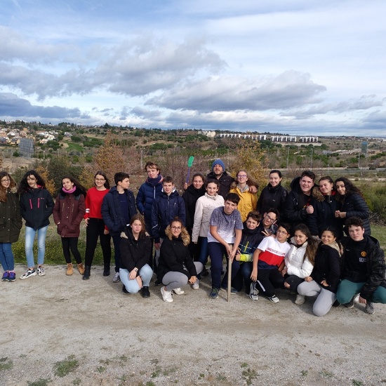Plantación en el parque forestal de Valdebebas 2019 26