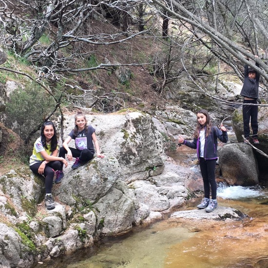 NIÑAS/OS DE 5º . NATURALEZA VIVA EN LA PEDRIZA.HOSTOS POR EL PLANETA 3