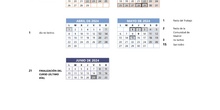 Calendario escolar 2023-2024 segundo ciclo (5-6 años)