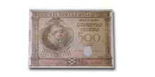 Pesetas , anverso