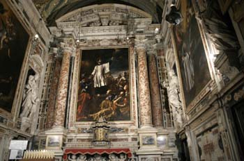 Detalle de la Iglesia de Jesús, Génova