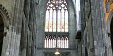 Detalle de interior de la catedral de Colonia, Alemania