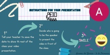 Instructions for presentation
