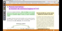 3º ESO Literatura medieval mester de clarecía