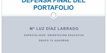 Video de defensa del portafolio 