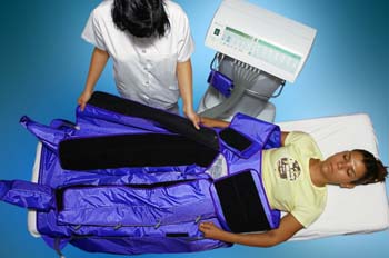 Presoterapia: retirada de complementos