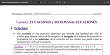 Tema 4.- Ecuaciones y Sistemas de ecuaciones 1ª Sesión 08-01-2026