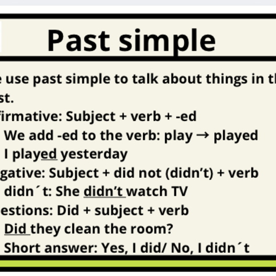 PAST SIMPLE