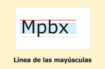 Línea de las mayúsculas