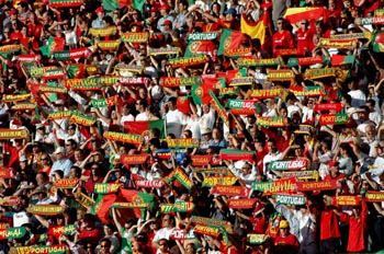 Hinchada de la selección portuguesa, Portugal