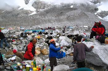 Desmontando campo base