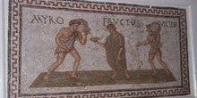 Mosaico, Museo del Bardo, Túnez