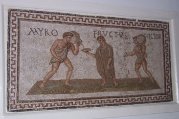 Mosaico, Museo del Bardo, Túnez