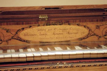 Detalle del teclado de un piano