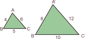 Primer criterio de semejanza de triángulos