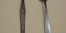 Tenedor y cuchara de servir