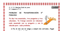 PROBLEMA DE TRANSFORMACION