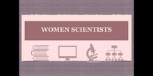 WOMEN SCIENTISTS