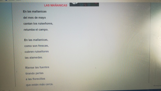 Comprensión lectora 15 de abril