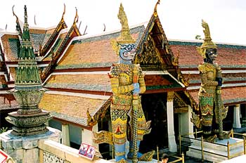 Guerreros guardianes, Bangkok, Tailandia