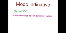 PRIMARIA - 5º - MODO INDICATIVO - LENGUA Y LITERATURA - FORMACIÓN
