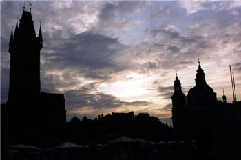 Praga a contraluz, República Checa