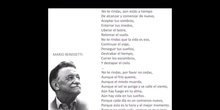 PRIMARIA - 5º - POEMA MARIO BENEDETTI - LENGUA - CARLA R. - ANIMACIÓN A LA LECTURA