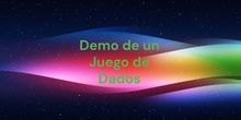Video Demo del Juego de Dados de Rol.
