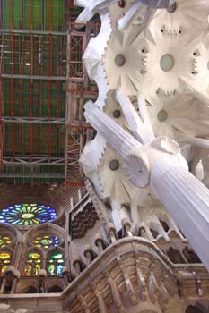 Vitrales, interior de la Sagrada Familia, Barcelona