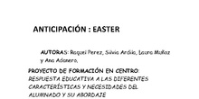 ANTICIPACIÓN EASTER