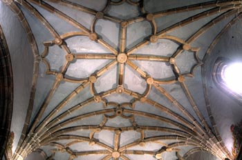 Bóveda de crucería de la Capilla del Sagrario, Catedral de Badaj