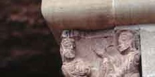Capitel de una columna del Monasterio de San Juan de la Peña, Hu