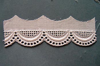 Puntilla de algodón