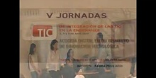 Ponencia de Dª Paloma Pérez Añón. <<Acogida digital en un instituto de innovación tecnológica>>.
