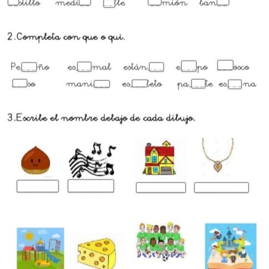 Lengua ca, co, cu, que, qui