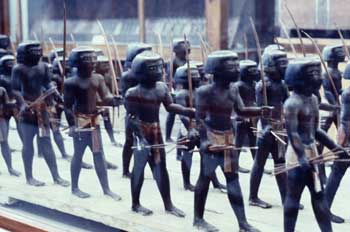 Arqueros nubios, Egipto