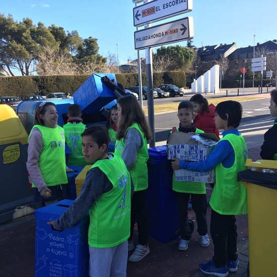2018_02_EcoPatrullas reciclando_CEIP Fernando de los Ríos_Las Rozas 2