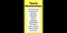 Polisémicas y homónimas