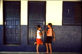 Niñas en la escuela, Paraty, Rio de Janeiro, Brasil