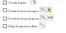 SECUENCIAS TRABAJO EN CUADERNO Y DEBERES