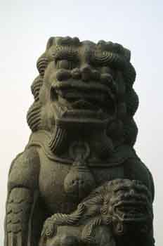 Escultura mitológica, China