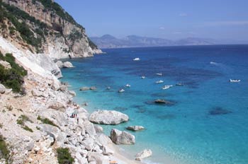 Cala Goloritze en Nuoro, Italia