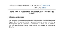 6º DE PRIMARIA - TÉCNICAS DE ESTUDIO II